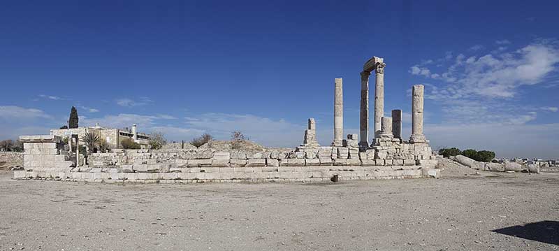 170 - Jordania - Amman - Ciudadela - templo de Hercules